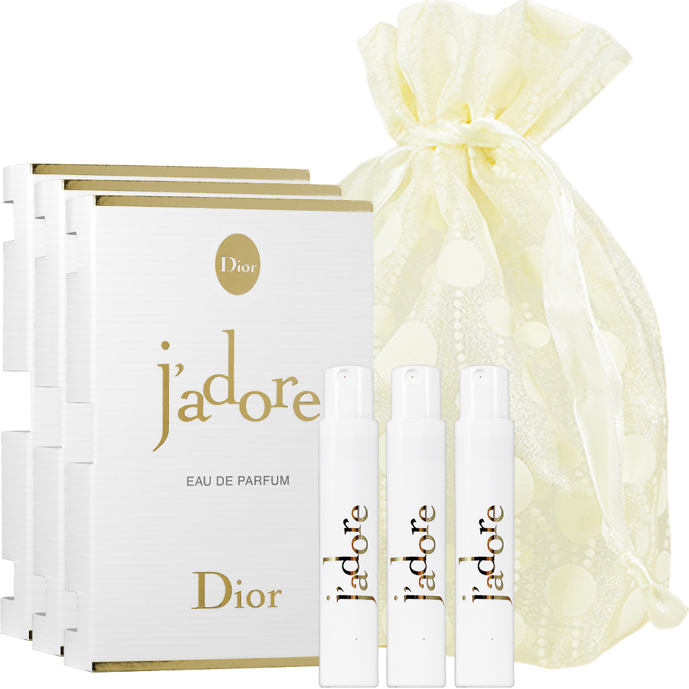 Dior 迪奧 J’adore香氛(1ml)(針管)*3旅行袋組