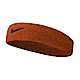 Nike Swoosh Headband [N0001544804OS] 男女 簡約 頭帶 運動 休閒 毛巾 吸汗 橘 product thumbnail 1