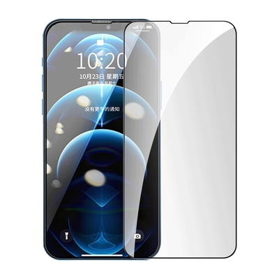 iPhone 13 Pro Max 6.7吋 滿版電鍍9H玻璃鋼化膜手機保護貼 13ProMax保護貼