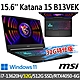 msi微星 Katana 15 B13VEK-806TW 15.6吋 電競筆電 (i7-13620H/32G/512G SSD/RTX4050-6G/Win11-32G特仕版) product thumbnail 1