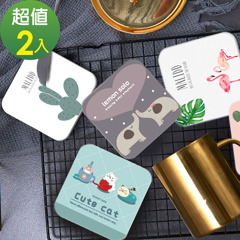 lemonsolo硅藻土彩繪杯墊(2入) product image 1