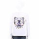 KENZO Embroidered Tiger 刺繡虎頭白色棉質運動衫 product thumbnail 1