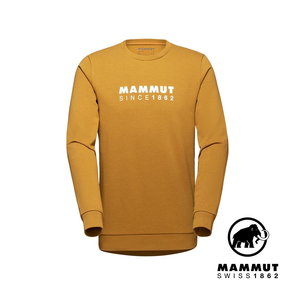 【Mammut長毛象】 Mammut Core ML Crew Neck Logo 機能LOGO長袖T恤 獵豹褐 男款 #1014-04040(網路獨賣)