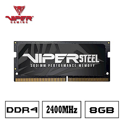 VIPER美商博帝 STEEL DDR4 2400 16GB 筆電用記憶體