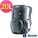 【deuter 德國】WALKER  20L休閒旅遊背包3812821深灰黑/戶外健行包/書包/通勤背包/休閒後背包* product thumbnail 1