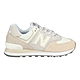 NEWBALANCE 女復古慢跑鞋-574系列 麂皮 跑步 NB N字鞋 WL574WL2 淺黃灰 product thumbnail 1