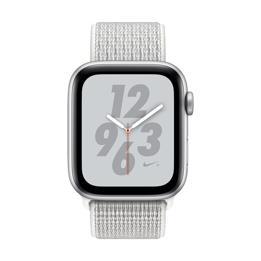 Apple Watch Nike+ S4(GPS)44mm 銀色鋁金屬錶殼+白色錶環