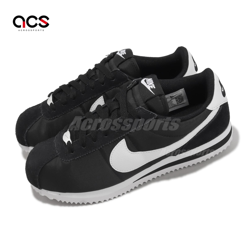 Nike 休閒鞋Cortez 女鞋黑白復古阿甘鞋運動鞋經典DZ2795-001 | 休閒鞋