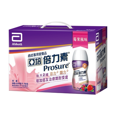 亞培 倍力素癌症專用即飲禮盒-莓果口味(220ml x8入)