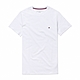 TOMMY 熱銷刺繡Logo圓領素面短袖T恤-白色 product thumbnail 1