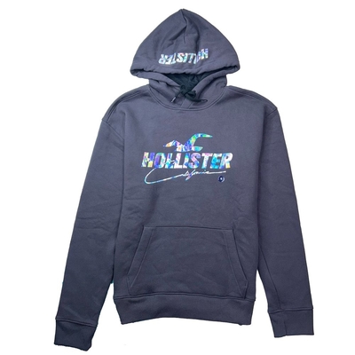 Hollister HCO 男 連帽帽T 黑色 2102