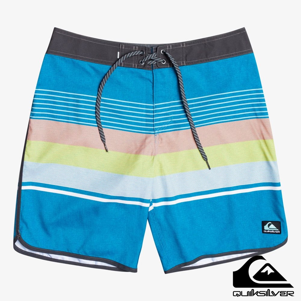 【QUIKSILVER】EVERYDAY SCALLOP 19 衝浪褲 藍色