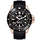 EDOX SkyDiver 海神波賽頓 1000米潛水機械錶-黑x玫瑰金(E80120.37RNNCA.NIR) product thumbnail 1