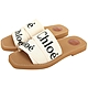 CHLOE Woody 字母織帶涼/拖鞋(米白色) product thumbnail 1