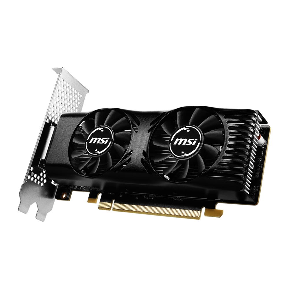 MSI GeForce GTX 1650 4GT LP グラフィックスボード VD6989 - テレビゲーム