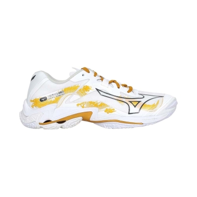 MIZUNO WAVE LIGHTNING Z8 男排球鞋-美津濃 訓練 V1GA240059 白黑金