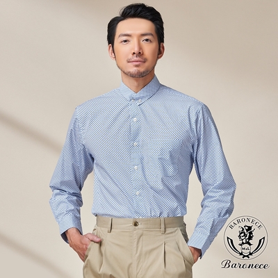 BARONECE 夏日首選速乾長袖襯衫_藍(620408-10)