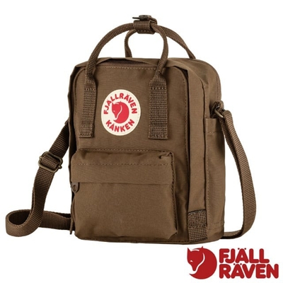 【Fjallraven 北極狐】Kånken Sling 多功能輕量防潑水隨身袋2.5L.單肩側背包.斜背包_23797-299 深橡木