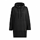 adidas 帽T PRSVE TUNIC Hoodie 女款 愛迪達 長版 袋鼠口袋 開衩 按扣 黑 金 H29494 product thumbnail 1