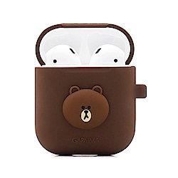 GARMMA LINE FRIENDS AirPods 藍芽耳機盒保護套 熊大