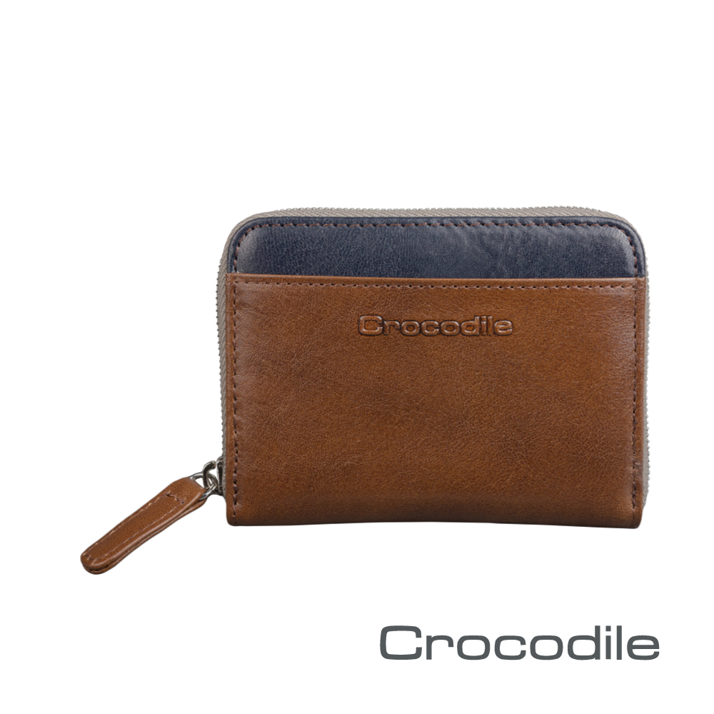 Crocodile Naturale系列Easy輕巧拉鍊零錢包 0103-08105-02