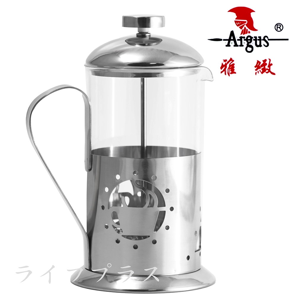 雅緻不鏽鋼玻璃沖茶器-700ml-2入組