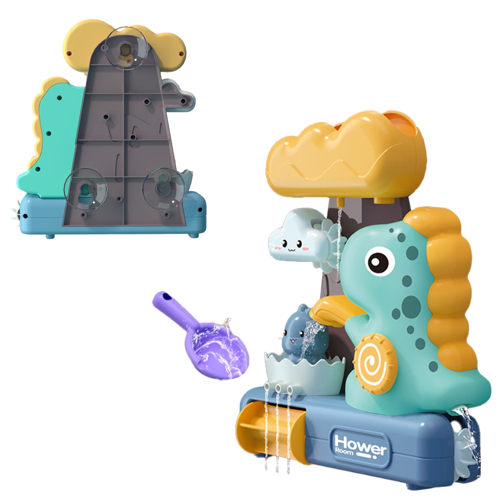 colorland洗澡玩具 恐龍造型洗澡轉轉樂 戲水玩具