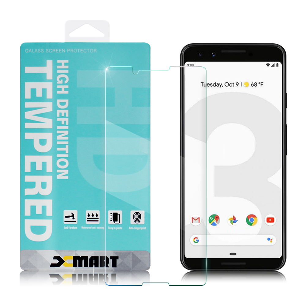 Xmart for Google Pixel 3 薄型 9H 玻璃保護貼