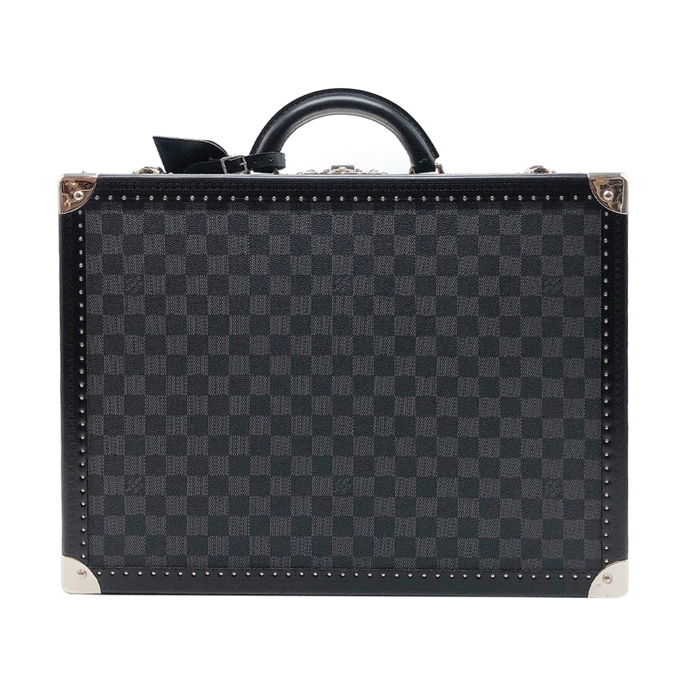 Louis Vuitton 展示品 訂製款 硬面行李箱 COTTEVILLE 45(N21357-黑灰)