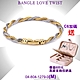 CHARRIOL夏利豪 Bangle Love Twist 真愛金銀雙索手環M款 C6(04-804-1279-0) product thumbnail 1