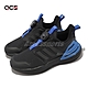 adidas 童鞋 RapidaSport Boa K 中童 小朋友 防潑水 黑 藍 運動鞋 快速綁帶 IF0371 product thumbnail 1