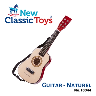 【荷蘭New Classic Toys】 幼兒音樂吉他-經典版B- 10344 音樂玩具/木製玩具