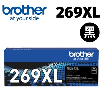 brother TN-269XL BK 原廠高容量黑色碳粉匣(適用:HL-L3280CDW、MFC-L3760CDW、MFC-L3780CDW)