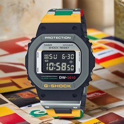 CASIO 卡西歐 G-SHOCK 復古錄音帶系列手錶 新年禮物 DW-5610MT-1