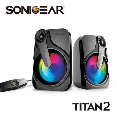 【SONICGEAR】TITAN 2 炫彩USB 2.0多媒體音箱