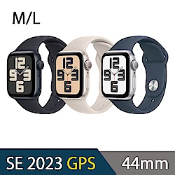2023 Apple Watch SE 44mm 鋁金屬錶殼配運動錶帶(GPS)-M/L