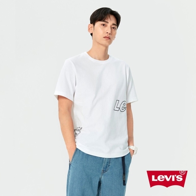 Levi s 男女同款 側身LOGO短袖Tee / 190G舒適面料