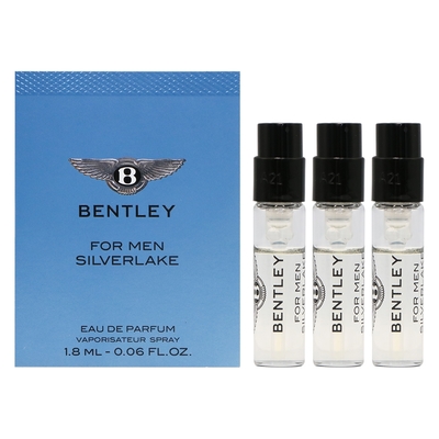 BENTLEY賓利 FOR MEN SLIVER LAKE 銀湖男性淡香精1.8ml 針管*3入組