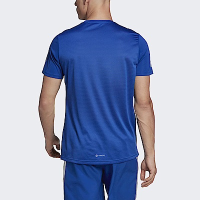 Adidas Own The Run Tee HL5984 男 短袖 上衣 運動 慢跑 訓練 反光 吸濕 排汗 藍銀