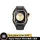 【Golden Concept】Apple Watch 45mm錶殼 金錶框 黑橡膠錶帶 WC-RSCIII45-BK-GC product thumbnail 1