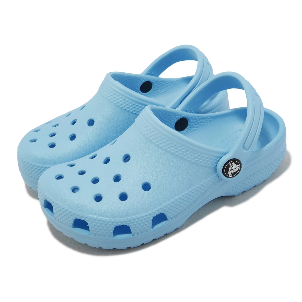 Crocs 涼拖鞋 Classic Clog K 童鞋 大童 藍 北極藍 克駱格 洞洞鞋 卡駱馳 206991411