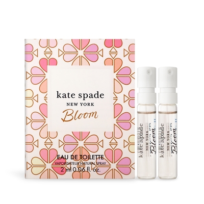 KATE SPADE 桃氣花語淡香水針管2mlX2-隨身針管公司貨