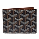 GOYARD 經典INSERT VICTOIRE手工帆布摺疊卡夾(棕色) product thumbnail 1