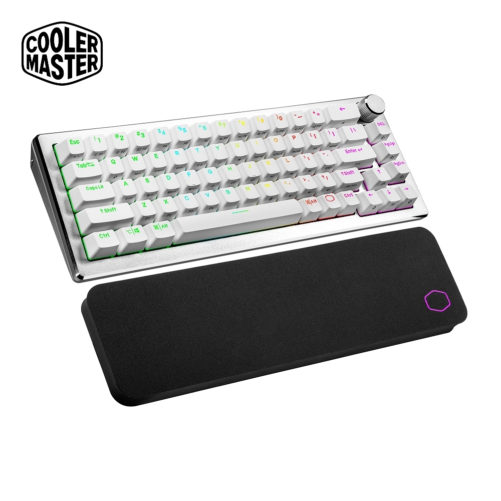 Cooler Master CK721 無線RGB機械式鍵盤 白色茶軸(英刻)