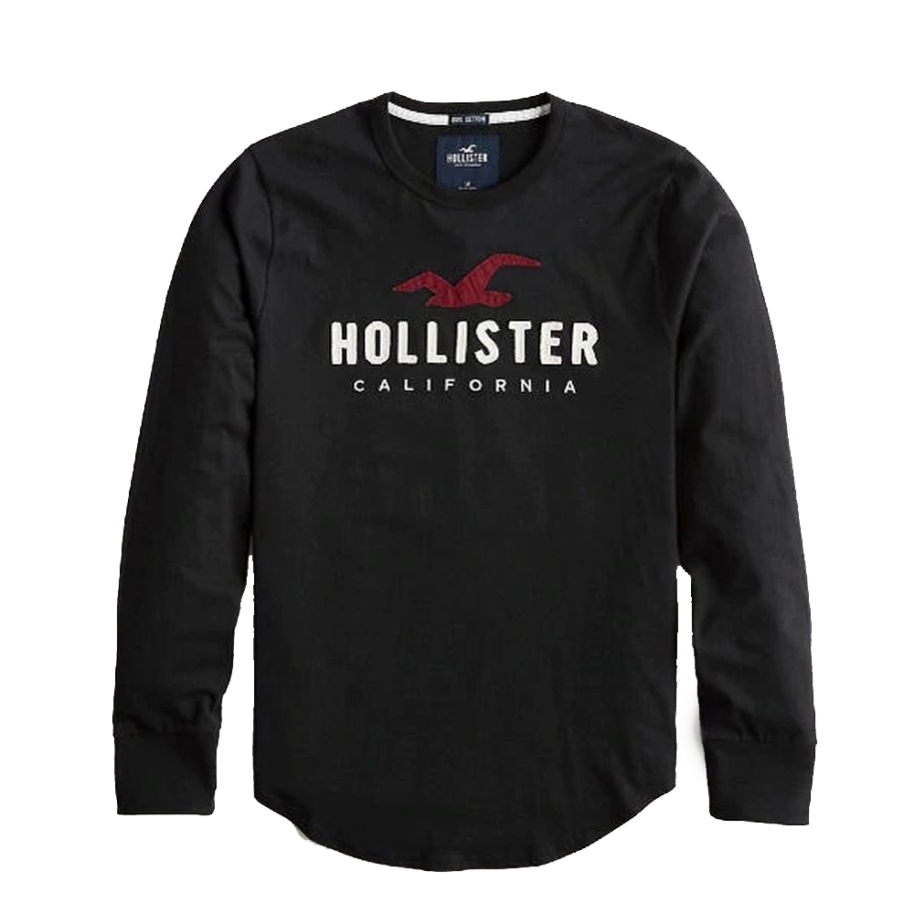 Hollister HCO 長袖 T恤 黑色 1475