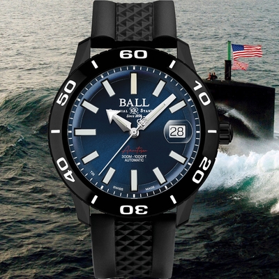 BALL 波爾 Fireman NECC II 300米潛水機械腕錶 送禮推薦-42mm DM3090A-P10J-BE