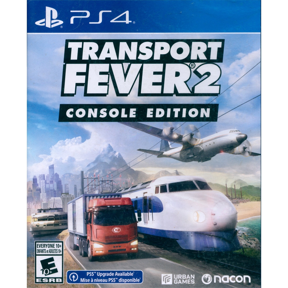 運輸業大亨 2 Transport Fever 2 - PS4 中英日文美版 可免費升級PS5版本
