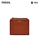 FOSSIL Jori 真皮零錢袋RFID防盜短夾-咖啡色 SWL3012210 product thumbnail 1