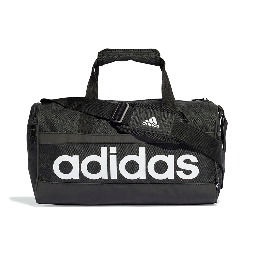Adidas Linear DUF XS 黑色 大Logo 運動 旅遊 手提 背帶 健身包 HT4744