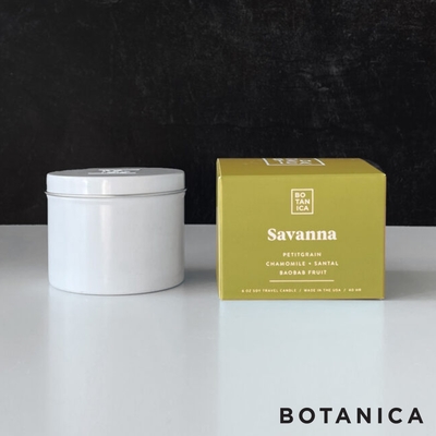 美國 Botanica 苦橙葉 Savanna 155g 香氛蠟燭